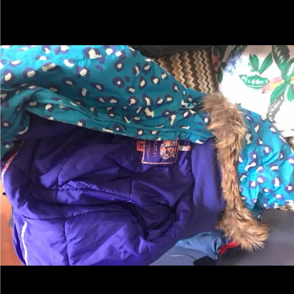 Burton winter jacket wore for one season while my daughter went snowboarding.